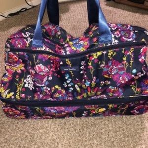 Vera Bradley weekend bag with rollers
